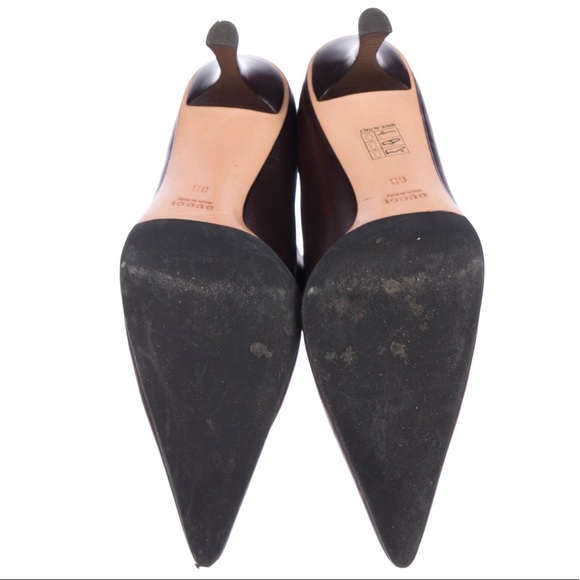 Gucci leather pointed toe boots - Picture 5 of 5